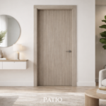 Patio (Code 03): Elegant Light Wood Door